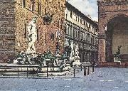 AMMANATI, Bartolomeo The Fountain of Neptune  lll Spain oil painting reproduction